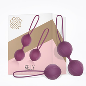 Engily Ross Kelly - Komplet žogic za gejšo v 2 delih (vijolična)