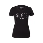 GUESS Majica črna/bela