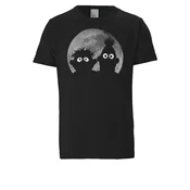 LOGOSHIRT Majica Sesamstraße - Ernie & Bert siva/črna