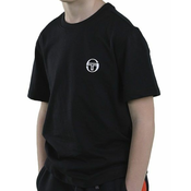Majica za djecake Sergio Tacchini Nolin Jr T-shirt - black/orange