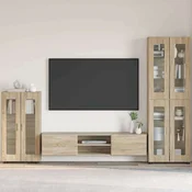 Kreveta s policom FLORIN Sonoma hrast 55,5 x 29 x 100 cm