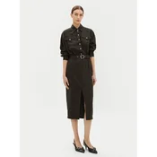 PINKO Vsakodnevna obleka Affettatrice 104147 Zelena Regular Fit