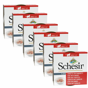 Schesir cat tuna z rakci v želatini 6x85 g