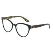 DOLCE & GABBANA Okvir za naocare 0DG3320 3215 53, Ženski, Crni
