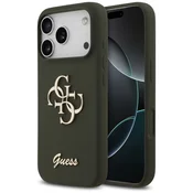 Ovitek Guess Silicone Big 4G Script za iPhone 17 Pro - black