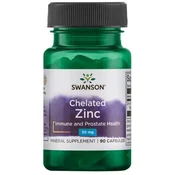 Chelatiran cink, 30 mg - 90 kapsul