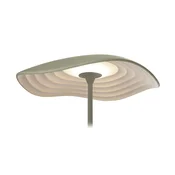 Namizna svetilka Bover LED Valentina M/29, olivno siva/bela - Dnevna soba/jedilnica - Dizajn - olivno siva, bela - Aluminij