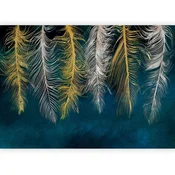 artgeist Fototapeta Gilded Feathers, 150x105cm
