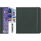Canson Book Hardbound Short Side Graduate White Mixed Media Skicirka 21,6 x 14 cm 200 g Pokrajina