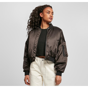 Ženska jakna (bomber) URBAN CLASSICS - Saten - TB4542 - black