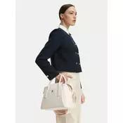 Ročna torba Tommy Hilfiger AW0AW18532 Kremna