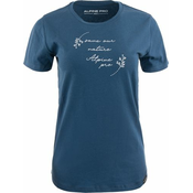 Womens T-shirt ALPINE PRO BADENA blue wing teal