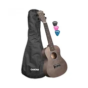 CONCERT UKULELE črn Lipa ( s torbo in trzalicami) CUC101