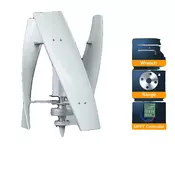 SupplySwap Generator vetrnih turbin, podpora za hibridni krmilnik, trdna konstrukcija, brezplačen MPPT krmilnik, 3000W, 48V, (5000202123)