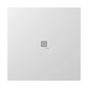 TRENECA Pladenj za prhanje iz litega marmorja 90x90 cm, ki ga je mogoče rezati po vaših željah, bela mat - Bela mat barva - 90x90x3 cm - Polysan - TRENECA - 24 - Liti marmor - 900 - Kvadratni - 900 - 30 - 90 - 14