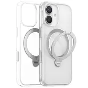 Premium ovitek Torras Ostand Spin za iPhone 17 - clear