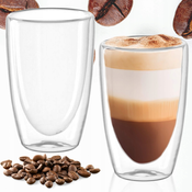 springos 2x TERMO KOZAREC ZA KAVO LATTE TEA Z DVOJNIM DNOM 480ml DARILO, (21629854)