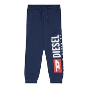 Otroška bombažna trenirka Diesel PANTLI TROUSERS mornarsko modra barva, J02445