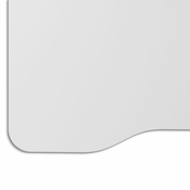 Univerzalna namizna plošča 158x80x1,8 cm Bela ERGO