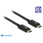Delock Thunderbolt 3 (20 Gb/s) USB-C kabel, plug & plug, pasivni, 1,5 m, 5 A,