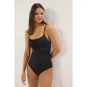 Trendyol Milla Ženski kupaci kostim Tbess25Ma00124, Crni