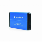 EE2-U3S-2-B Gembird USB 3.0 Externo kuciste za 2.5 SATA hard diskove plavi FO