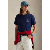 Polo Ralph Lauren Majica 710981136009 Mornarsko modra Regular Fit