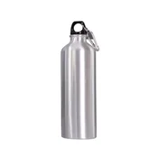 Aluminijasta športna steklenica za vodo s karabinom 900 ml