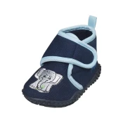 PLAYSHOES Papuce Elefant, morsko plava / svijetloplava / svijetlosiva