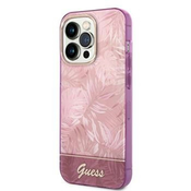 GUESS OVITEK JUNGLE IPHONE 14 PRO MAX PINK