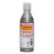 JOVI bleščeča tempera barva 250 ml v steklenički srebrne barve