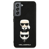 KARL LAGERFELD KLHCS21FESAKICKCBK za Samsung Galaxy S21 FE G990 črna zaščita - Heads