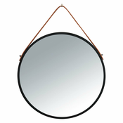 Crno viseće ogledalo Wenko Borrone, o 40 cm