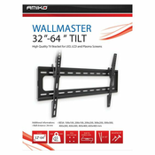 Amiko Nosac zidni za TV prijemnik 32 - 64, 55 kg, 2D - Wallmaster 32-64 Tilt