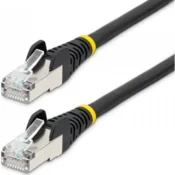 StarTech.com NLBK-2M-CAT6A-PATCH kabel za umrežavanje Crno S/FTP (S-STP)