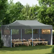 Šator za zabave Antracit 291 x 580 x 315 cm Oxford tkanina