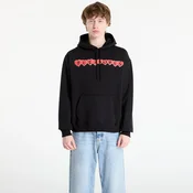 Mikina PLEASURES Grin Hoodie Black XXL