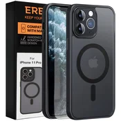 Overboard Ovitek za iPhone 11 Pro, za MagSafe, mat ovitek , črn + zaščita za zaslon