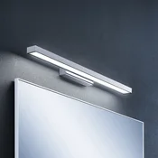 Lindby LED svetilka za ogledalo Alenia, 60 cm, krom, aluminij, IP44 - Kopalnica - Sodobni - bela, krom - Kovina