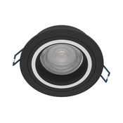 Eglo 900764 - LED RGBW prigušiva ugradna svetiljka CAROSSO-Z 4,7W/230V crna