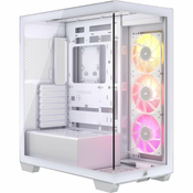 Corsair 3500X LINK RGB belo Midi Tower ATX igralno ohišje