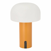 Bela/oranžna LED namizna svetilka (višina 22,5 cm) Styles – Villa Collection
