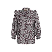 MOS MOSH Bluza MMDebby svetlo siva/ciklama