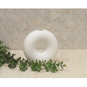 Dekordom vaza ellissoide hp13223-1 - 16cm - white - n43 ( 024390 )