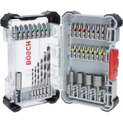 BOSCH 35dílná sada šroubovacích bitů Extra Hard a vrtáků do kovu HSS, k vystavení 2607017726