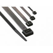 BITON ELECTRONICS VEZICA 3.6X200 100 KOM CRNA