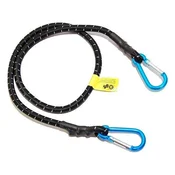 Elastic tie-down strap with carabiners (1m)