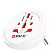 SKROSS PA30 travel adapter World to Europe. Type E/F