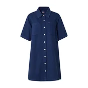 Tommy Jeans Dolga srajca moder denim