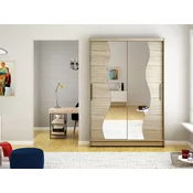 Garderobna omara Atlanta 139 (Sonoma hrast) Sonoma hrast, 200x120x58cm, Vrata omare: Drsna